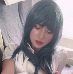 糖心出品-阿朱航空飞机上的自玩锦集