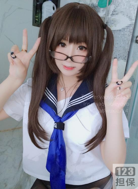 精选微博妹子摇摇乐的蓝JK