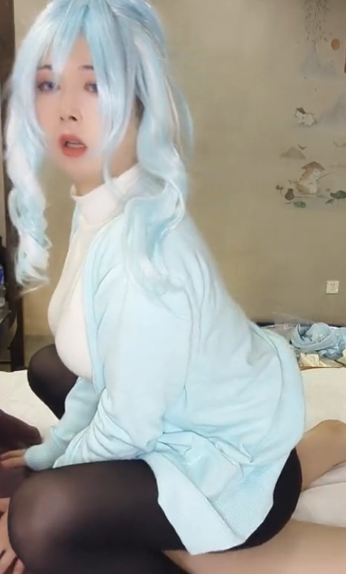 雪女水银灯双视角定制COS1v95m伪娘黑丝优质推车