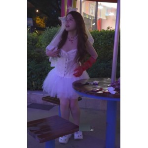 跟拍CD婚纱妹演唱会展示1V429M绝了